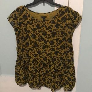 Anne Taylor floral blouse
